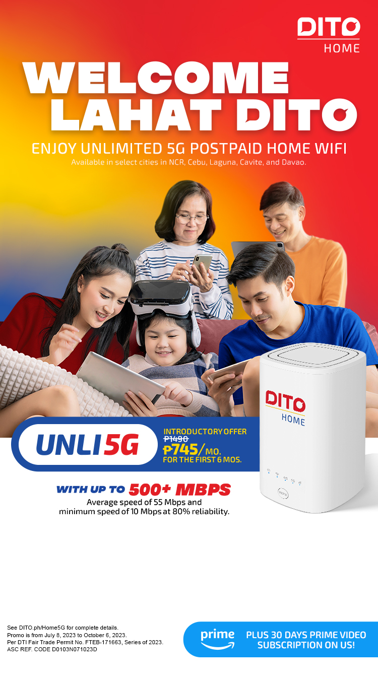 Dito Home G Postpaid Plans Dito Telecommunity